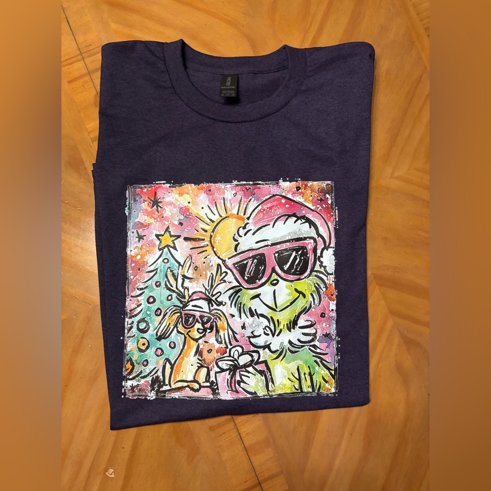 AFTER HOLIDAY NEW Christmas Graphic Tee with Holiday Design